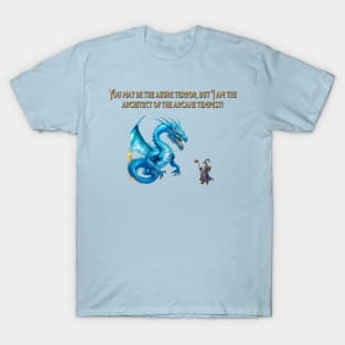 Blue Dragon versus Wizard T-Shirt